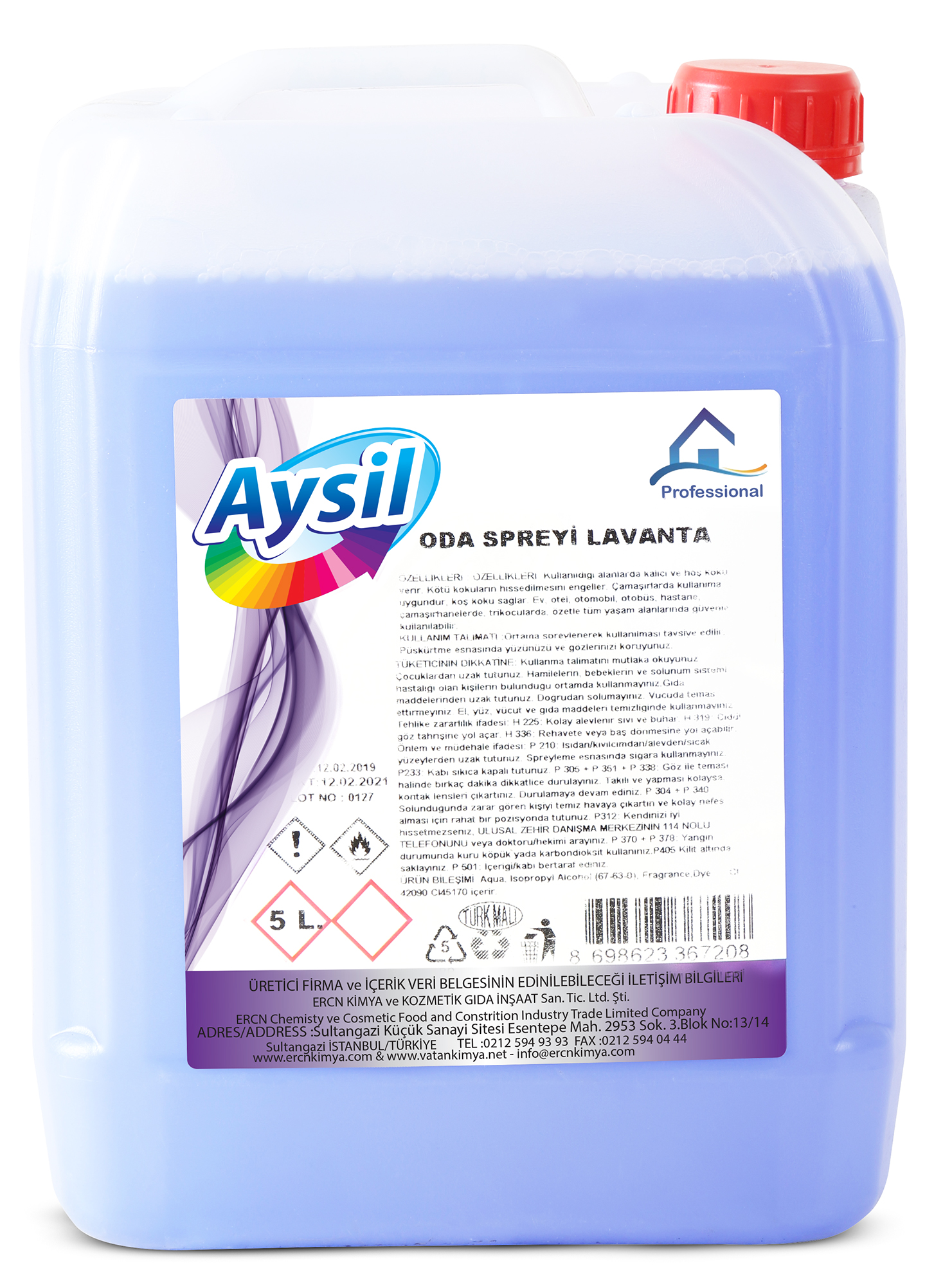 Aysil Oda Spreyi 5L Lavanta
