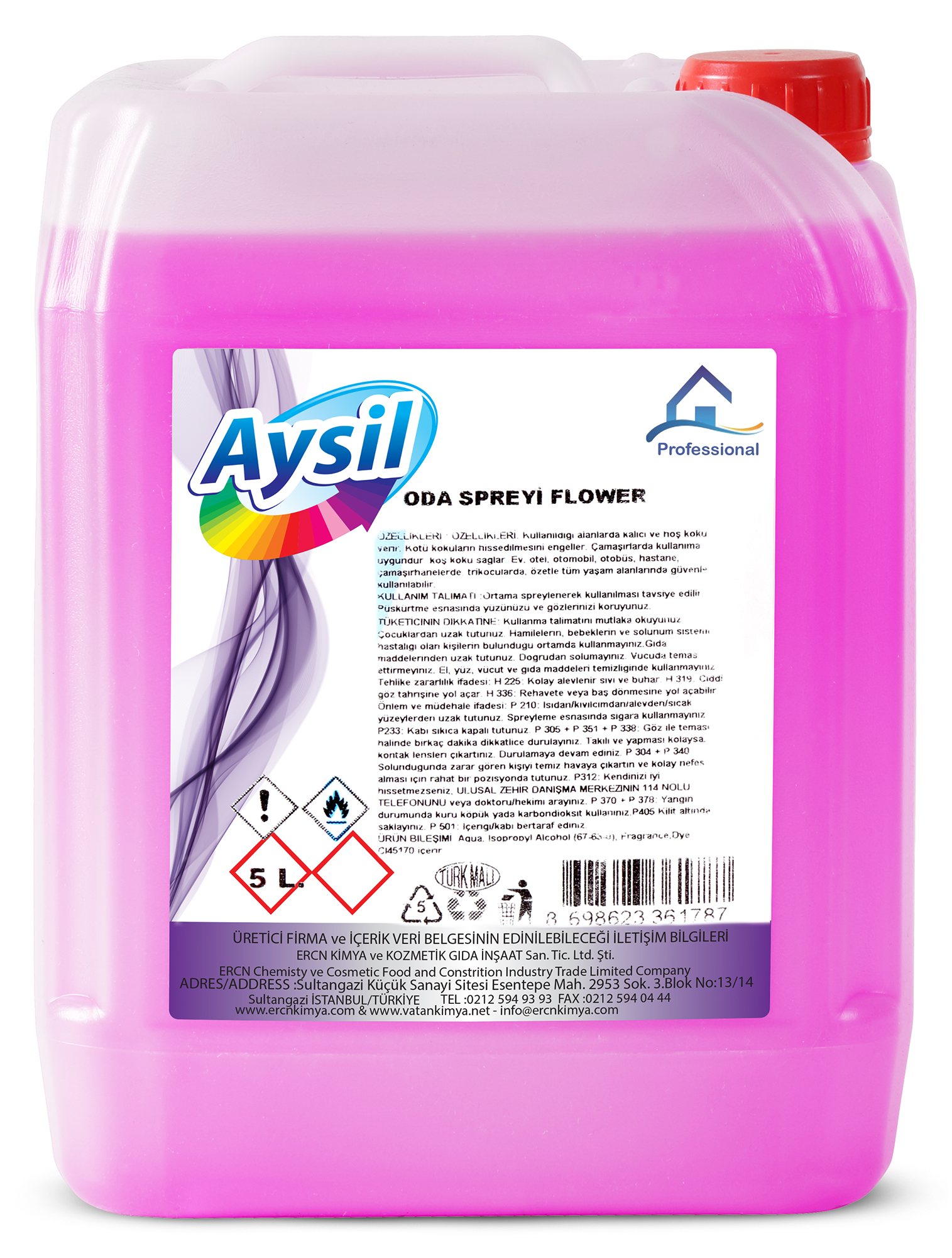 Aysil Oda Spreyi 5L Pink Flower