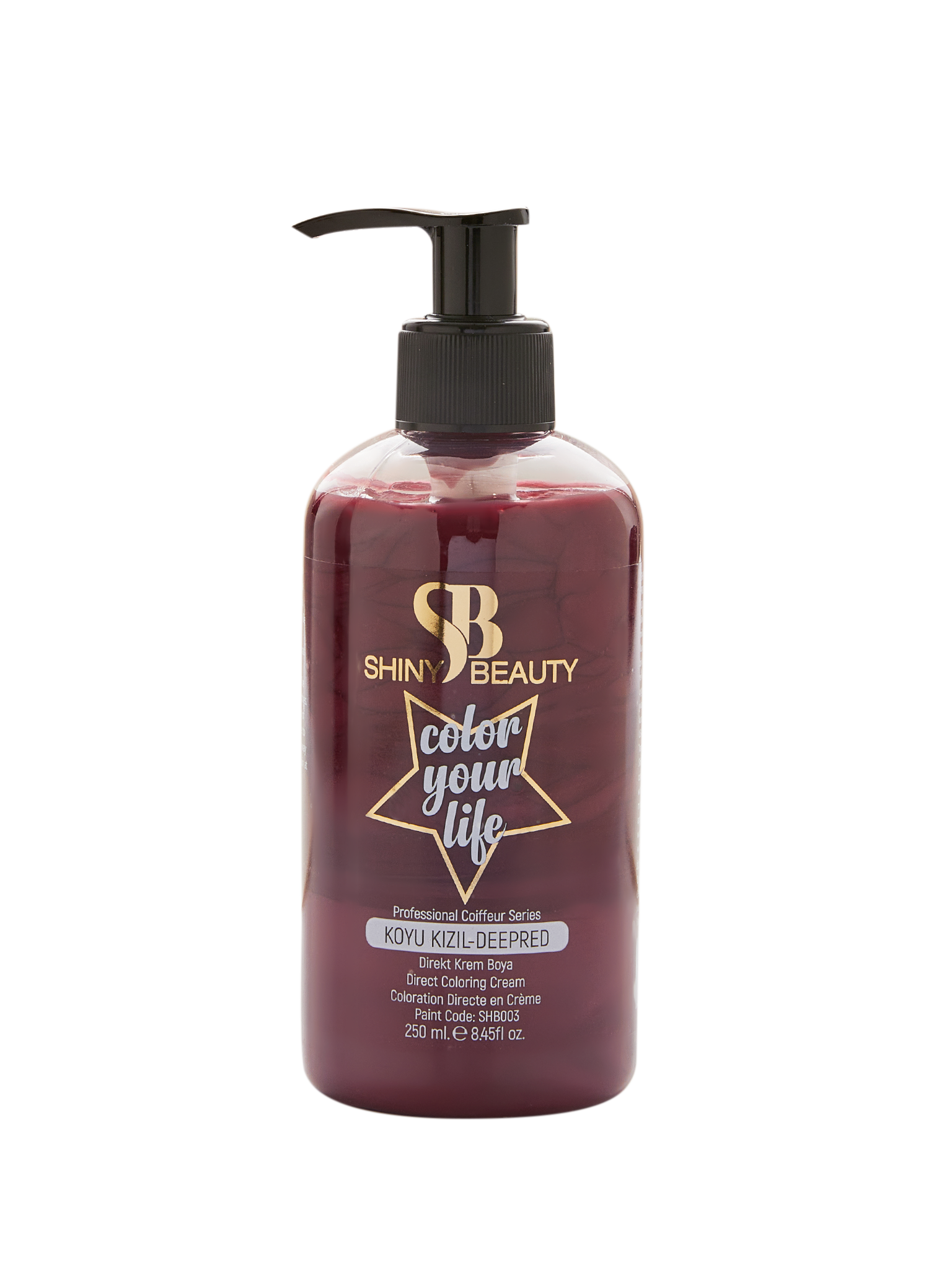 Shiny Beauty Krem Boya 250ml Koyu Kızıl