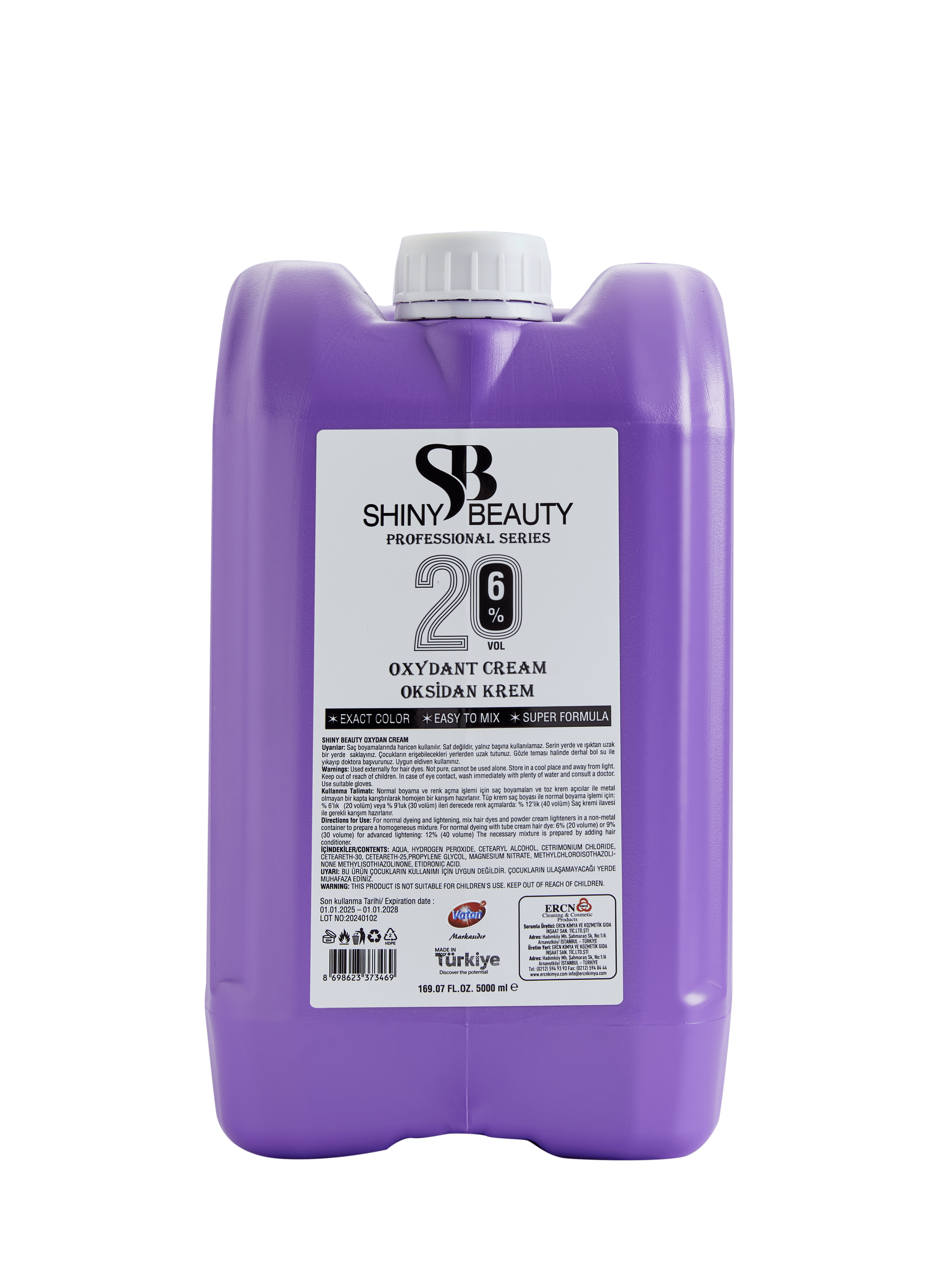 Shiny Beauty Oksidan Krem 5000ml 20 Vol %6
