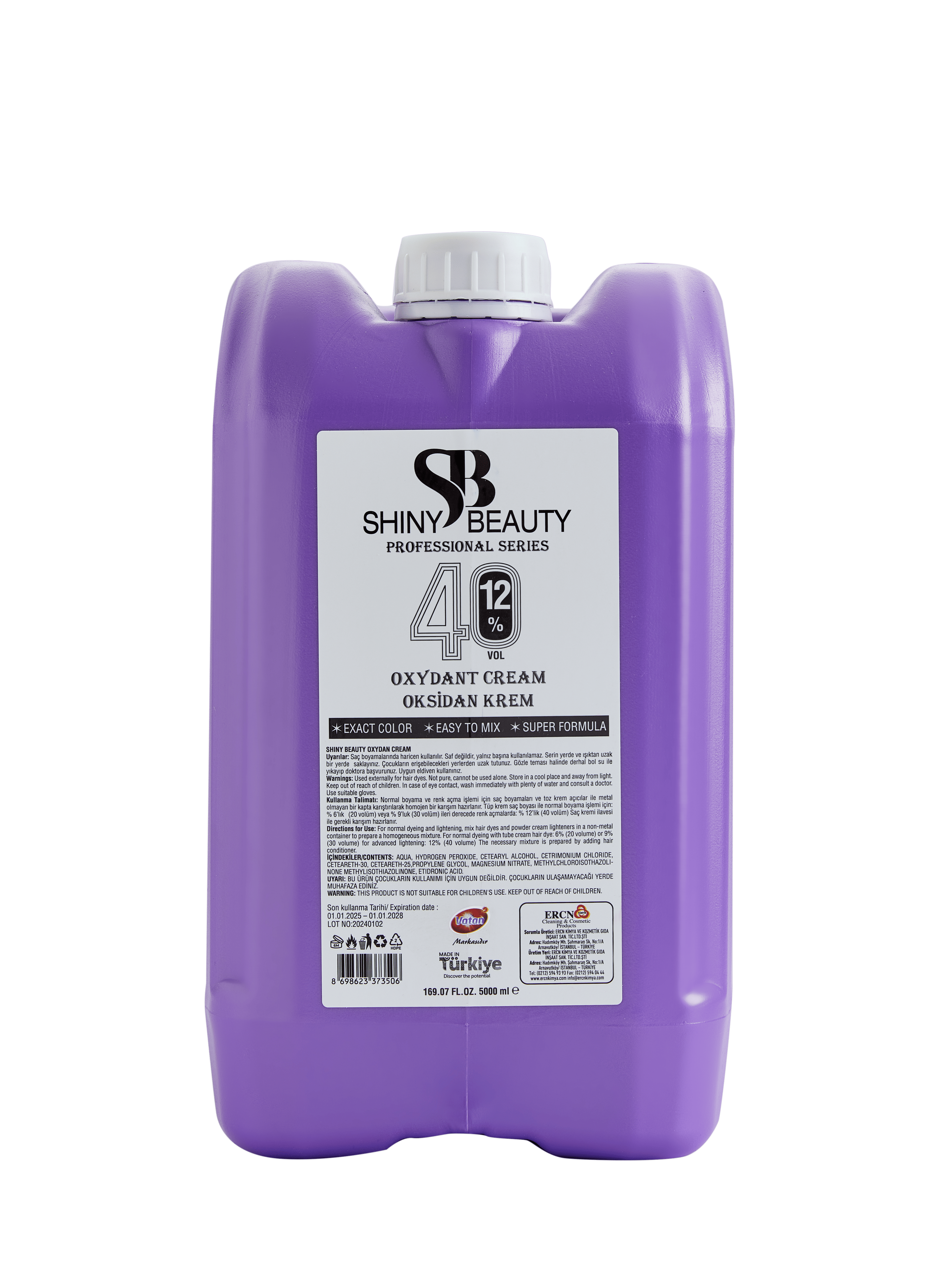 Shiny Beauty Oksidan Krem 5000ml 40 Vol %12