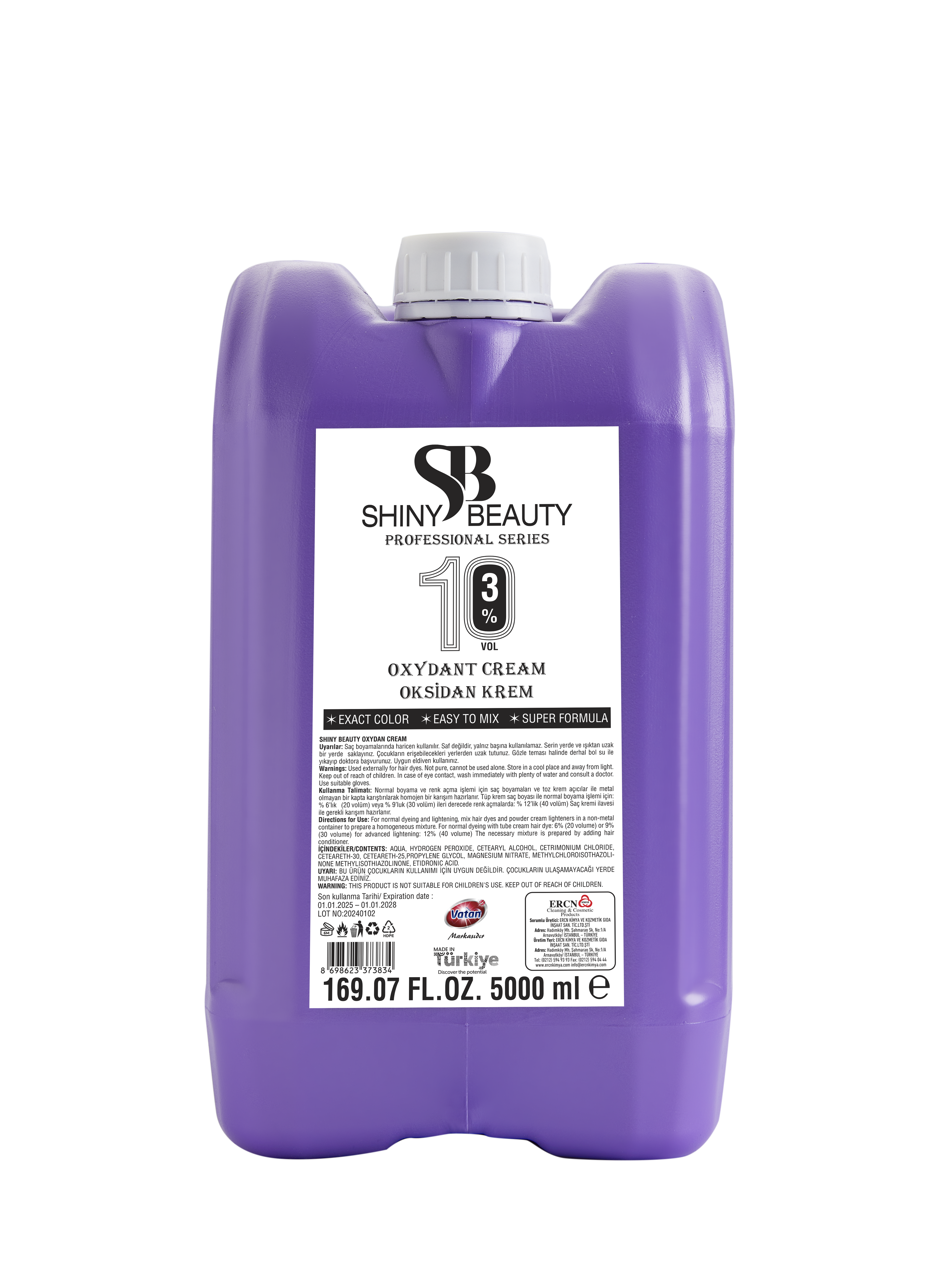 Shiny Beauty Oksidan Krem 5L 10 Vol %3