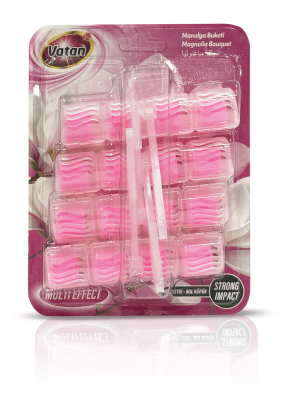 Magnolia Scent WC Block Set of 4