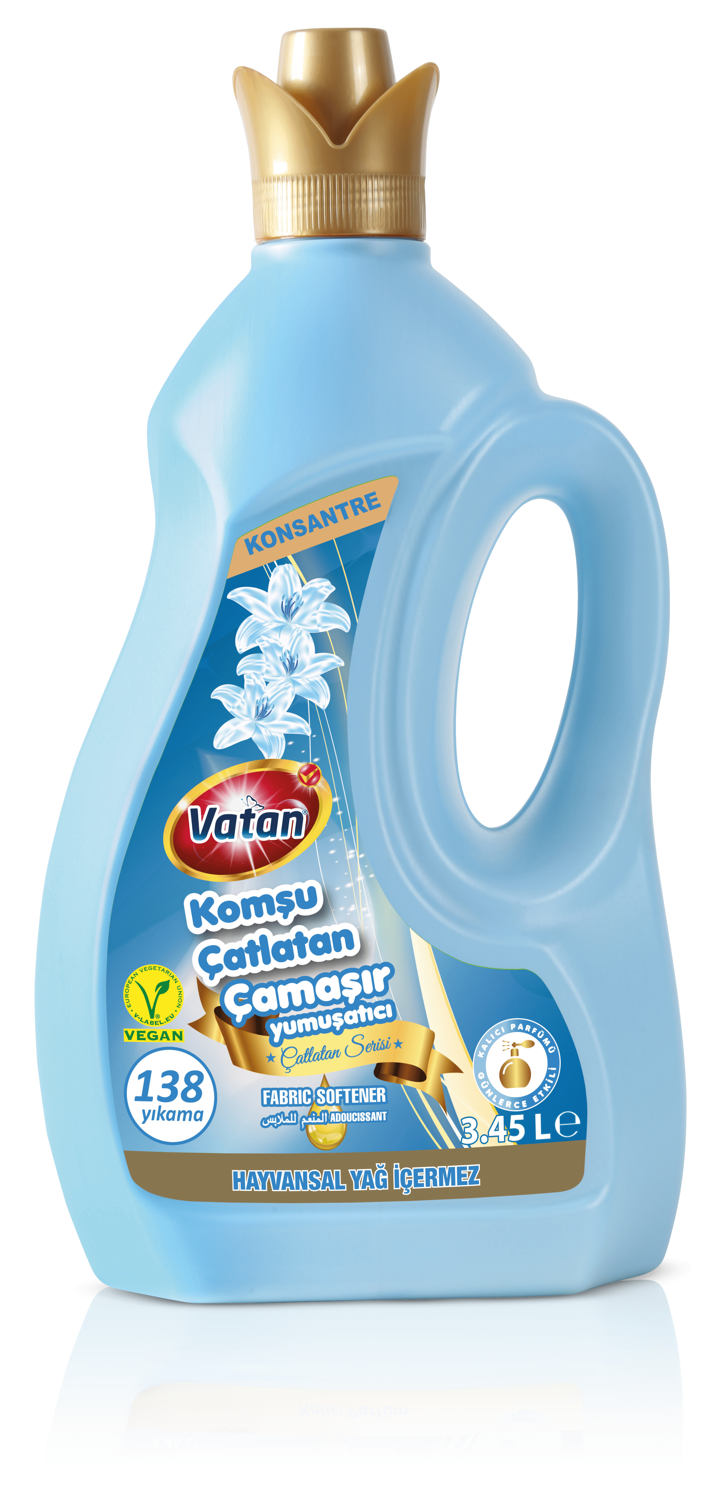 Çamaşır Yumuşatıcısı 3,45L Mavi