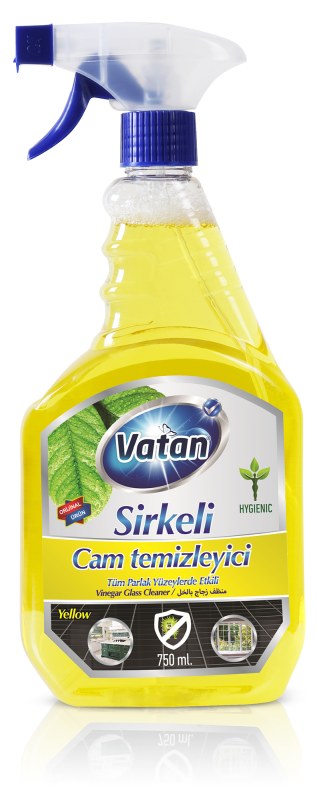 Vinegar Glass Cleaner 750ml Yellow
