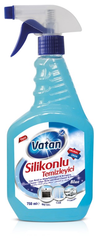 Silikonlu Cam Temizleyici Mavi