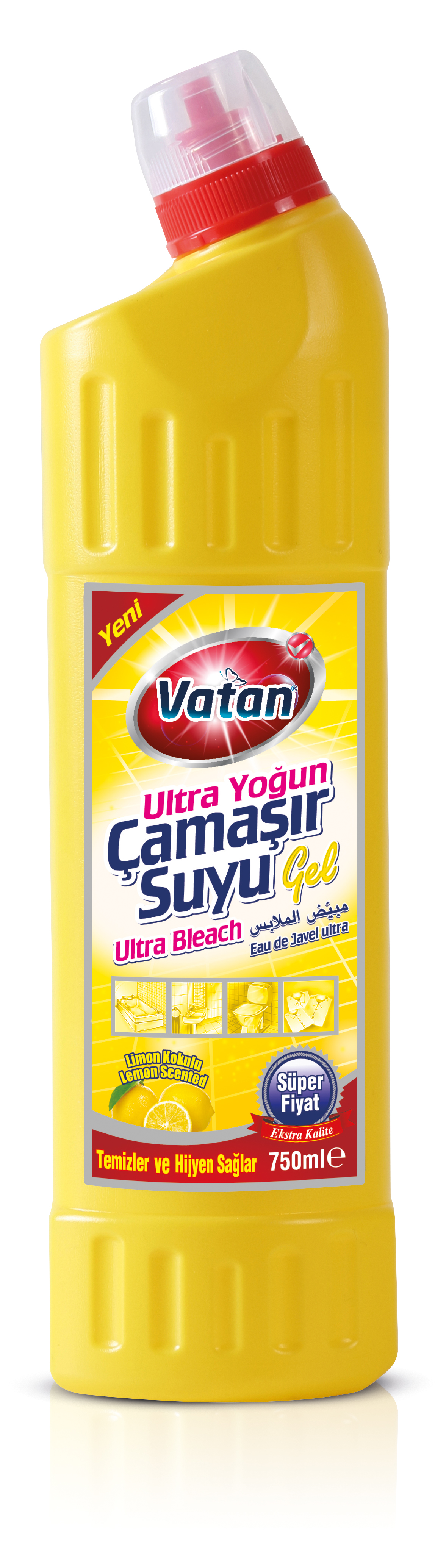 Yoğun Çamaşır Suyu 750ml Sarı